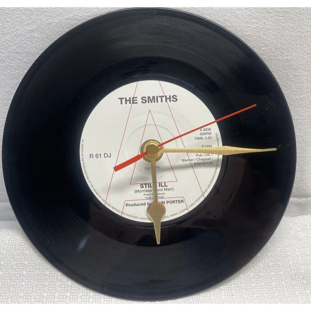 The Smiths Still Ill Vinyl LP Analog Wall Clock Rock Gift Decor Music Works EUC